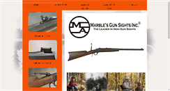 Desktop Screenshot of marblearms.com